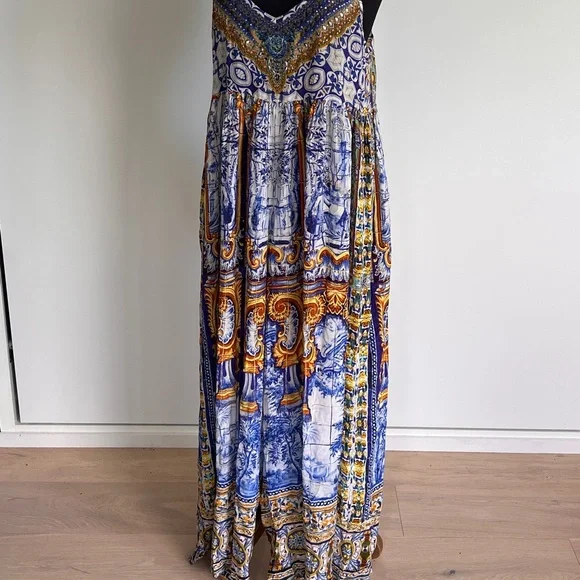 Camilla Embellished Jumpsuit size 1 (AU 8) - Picture 3 of 10